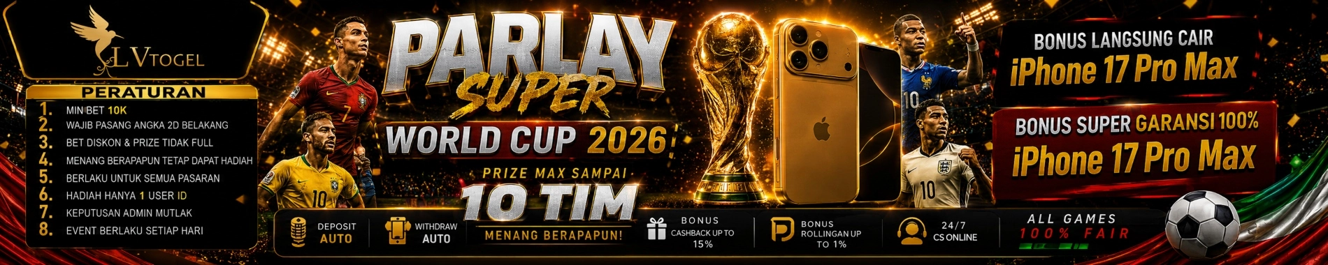 EVENT PARLAY SUPER LVTOGEL SPESIAL WORLDCUP 2026